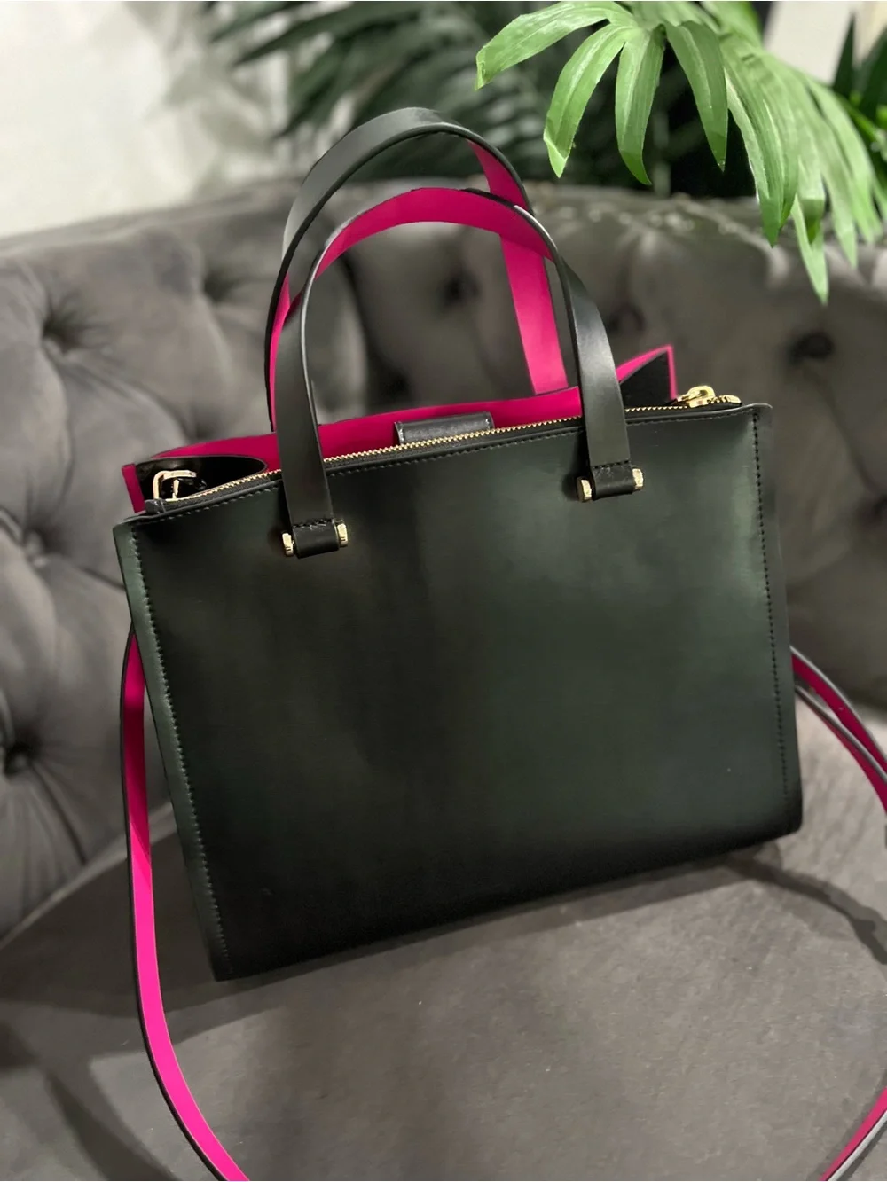kate spade structured black